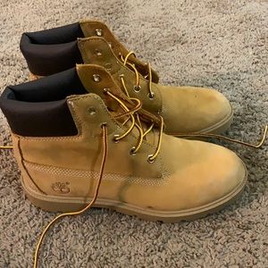 Light brown Timberlands